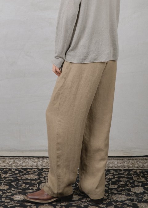 evam eva / linen wide pants [men's]/