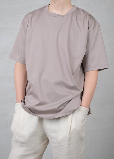 evam eva / smooth half sleeve pullover ［men's］,