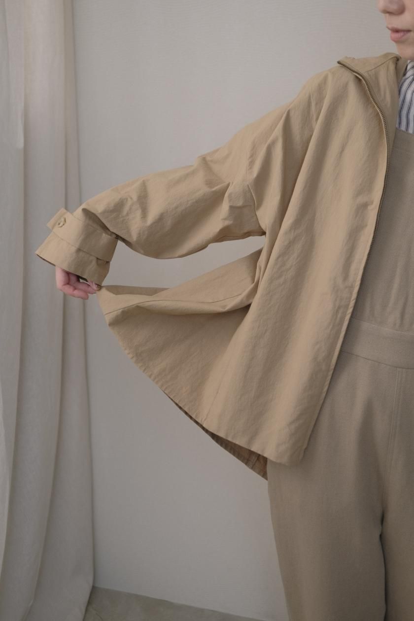 evam eva / cotton hooded short coat, - c a b i n e t evam eva / cotton hooded short coat, - c a b i n e t