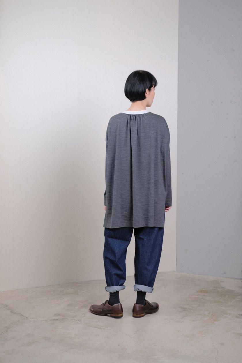 atelier naruse(アトリエナルセ)ウールリネンプザムシャツ
