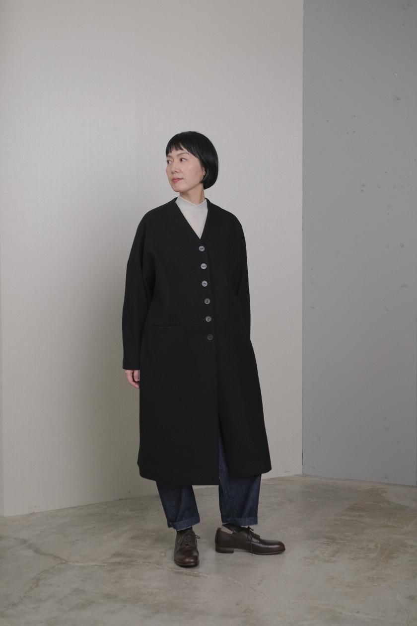 美品 アトリエナルセ 裏毛コットンモックネックスウェット 近年モデル 完売品 裏毛コットンモックネックスウェット - c a b i n e t