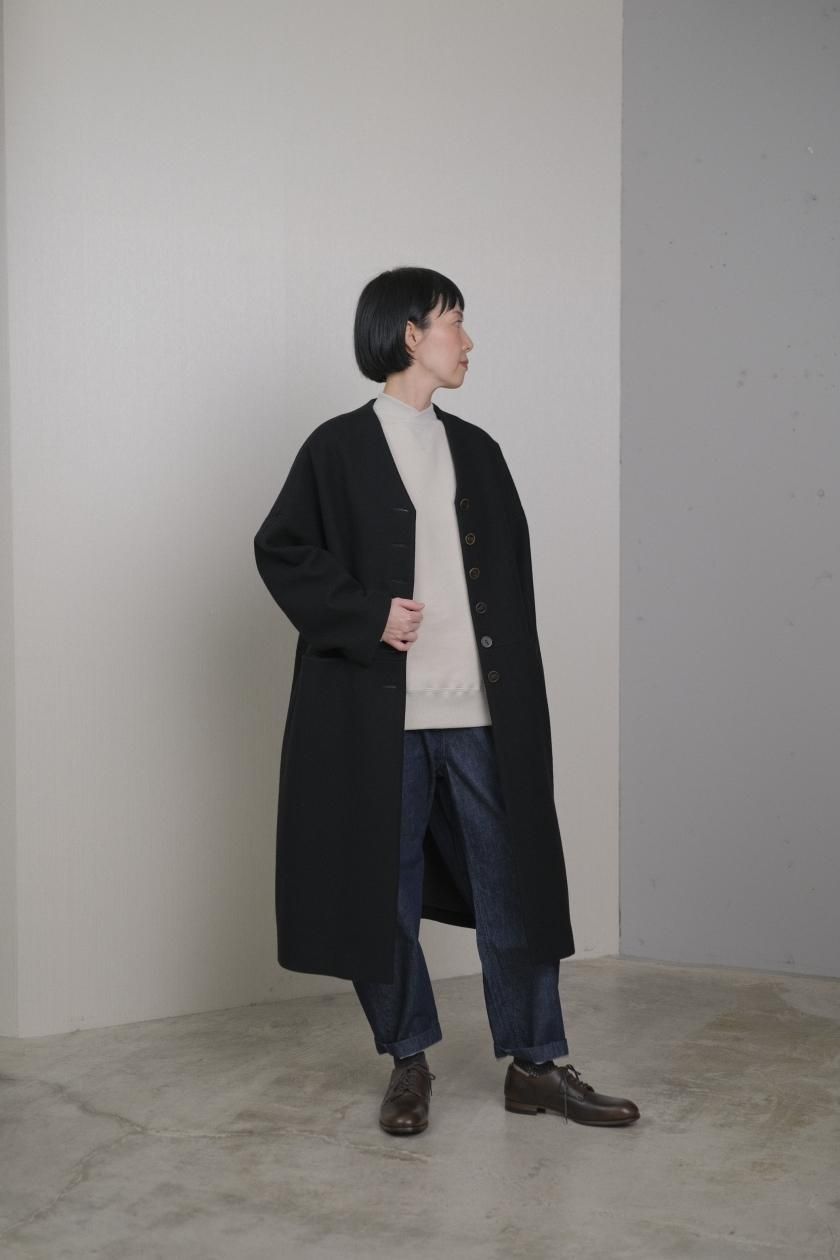 裏毛コットンモックネックスウェット - c a b i n e t