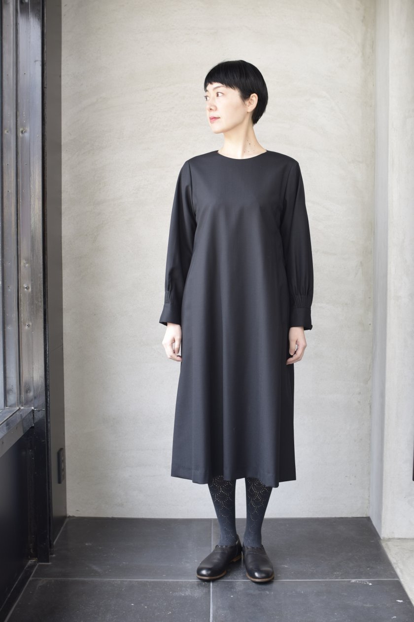 【2022モデル】black formal A line one-piece dress - c a b i n e t