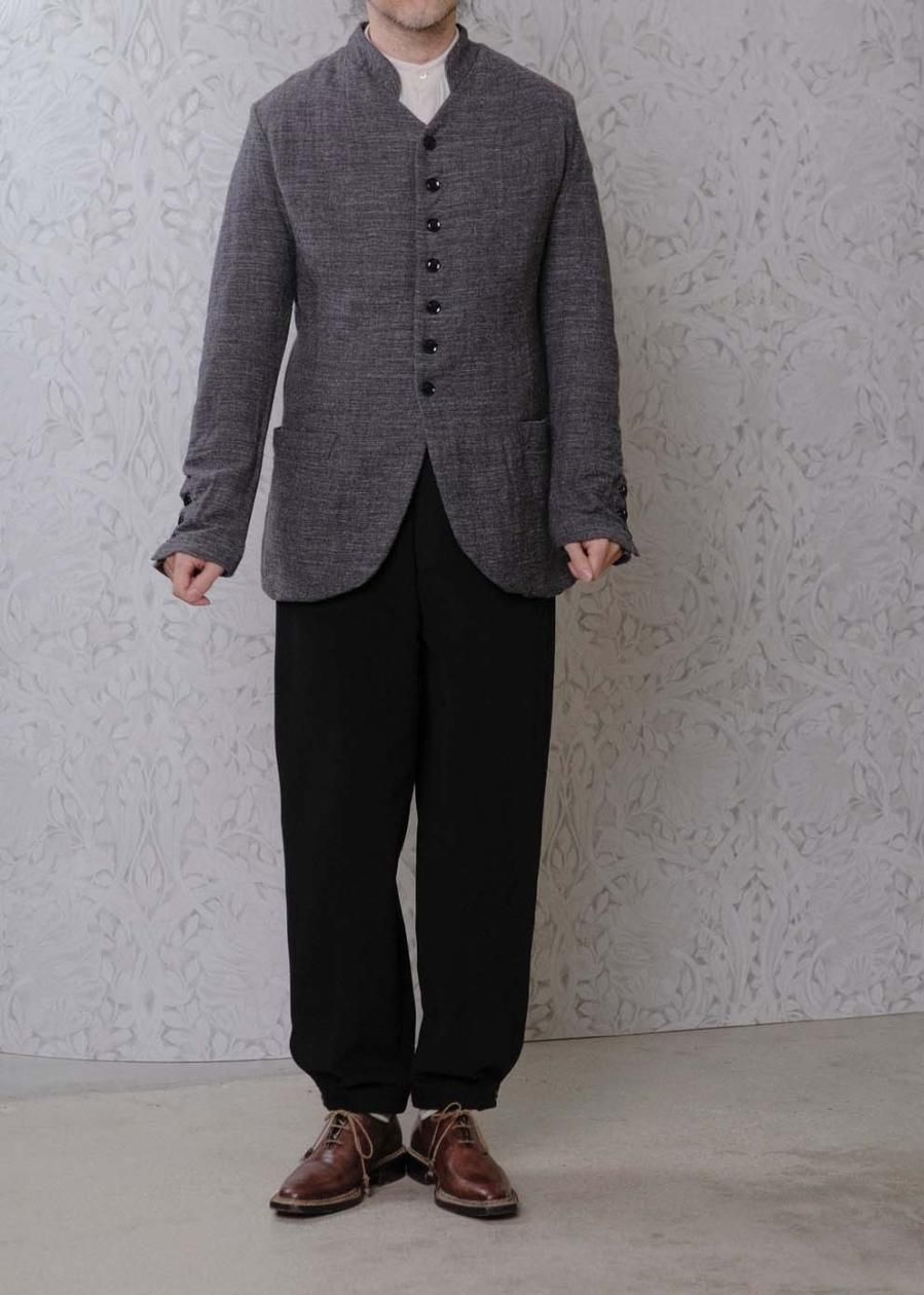 美品✨ERDEM アーデム　Nacy ポルカドットジャケット　シルク混 DOLMAN COLLAR JACKET(gris acier / graphite) - c a b i n e t