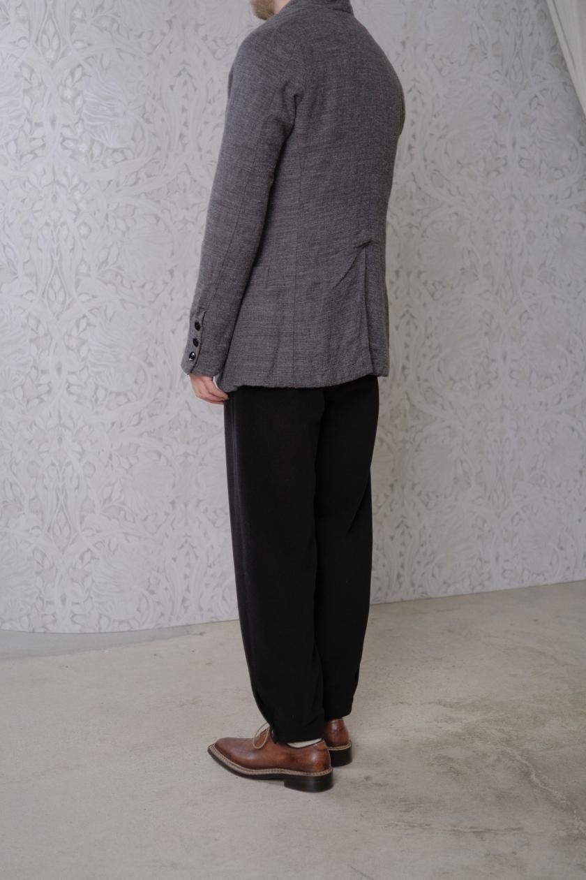 美品✨ERDEM アーデム　Nacy ポルカドットジャケット　シルク混 DOLMAN COLLAR JACKET(gris acier / graphite) - c a b i n e t
