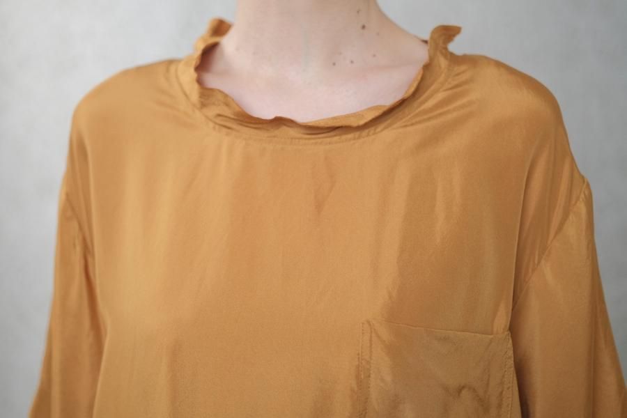 TOWAVASE / Souplesse silk long T-shirt - c a b i n e t O N L I N E