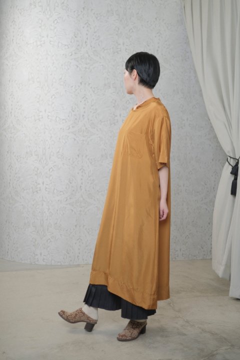 TOWAVASE / Souplesse silk long T-shirt,