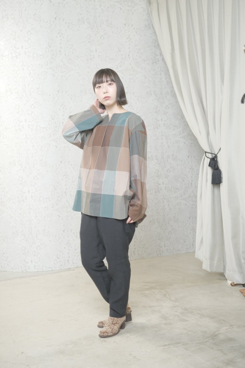 Ohta / check pullover., - c a b i n e t　 O N L I N E　S T O R E