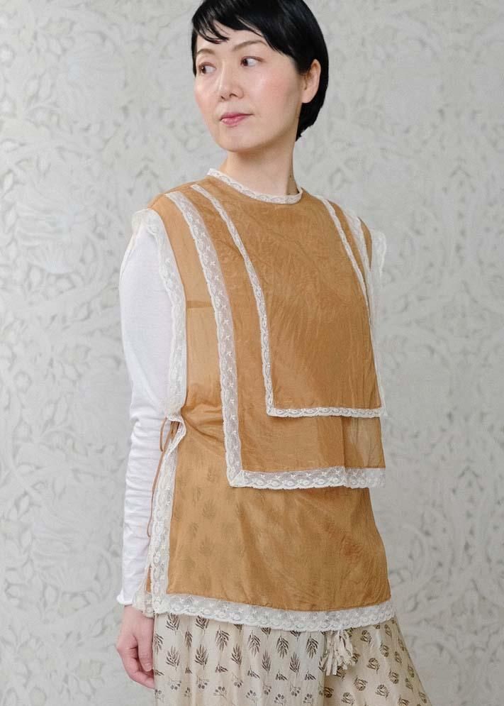 トップス TOWAVASE Leavers tablier ivory 2025 Leavers tablier - c a b i n e t O N L I N E S T O R E