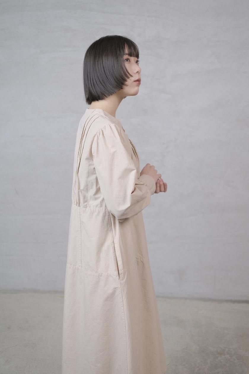 コズミックワンダー　リネンシルクワンピース COSMIC WONDER / Crassic linen wool big square dress | COSMIC