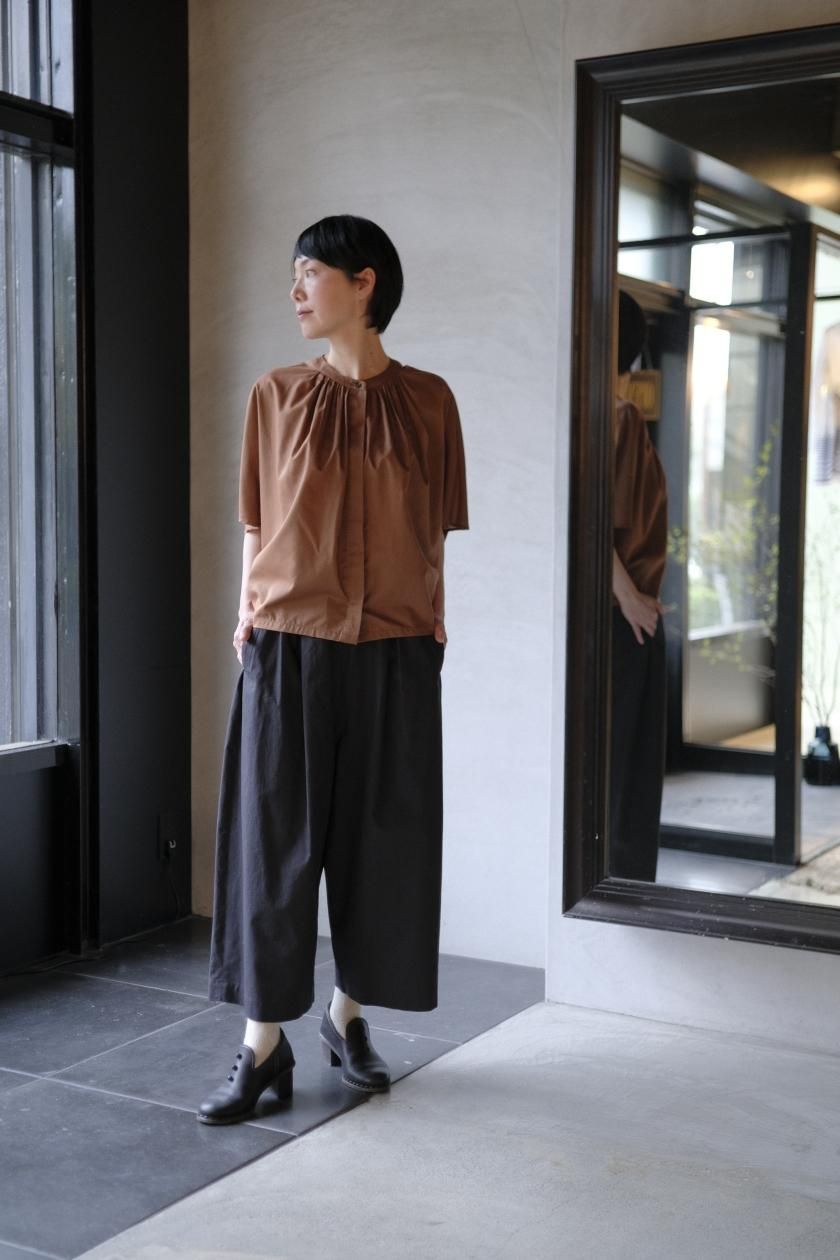 予約販売 O t e n i b a c - コットンリネンガウチョパンツ N E N I L パンツ
