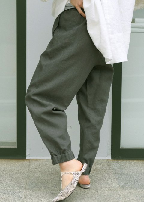 <img class='new_mark_img1' src='https://img.shop-pro.jp/img/new/icons14.gif' style='border:none;display:inline;margin:0px;padding:0px;width:auto;' />1/60LINEN/ TROUSERS