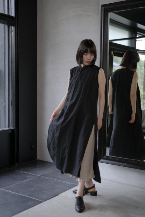 <img class='new_mark_img1' src='https://img.shop-pro.jp/img/new/icons14.gif' style='border:none;display:inline;margin:0px;padding:0px;width:auto;' />1/60 LINEN/ HUE DRESS-NO SLEEVE