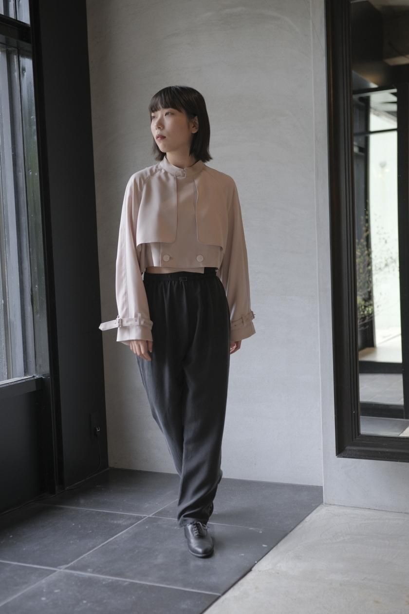mintdesigns / SHORT TRENCH Beige | ミントデザインズ | 軽やか