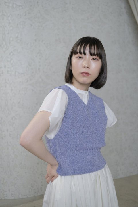 J&#246;ICEADDED / Unevenness Knitted vest , 