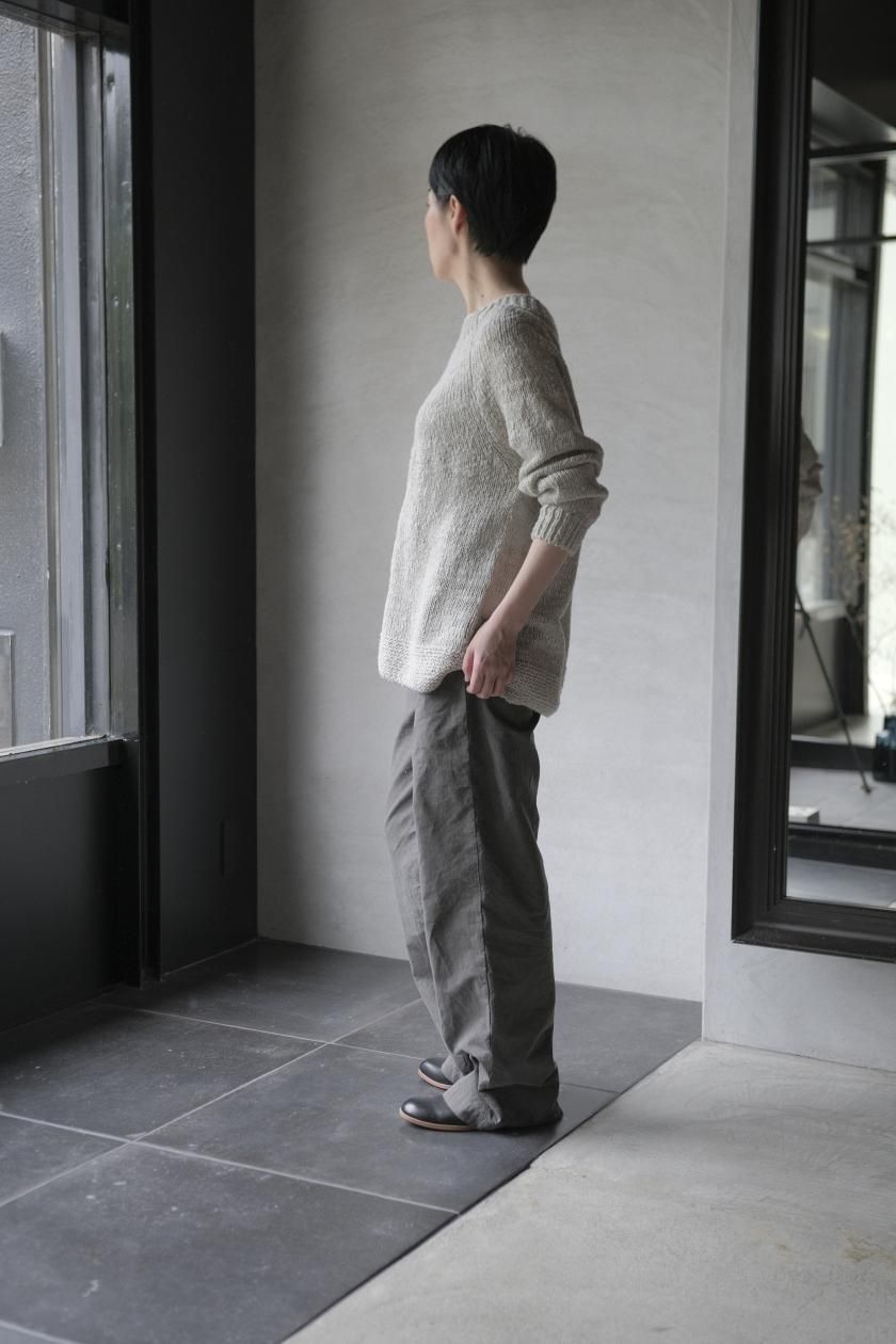 COSMIC WONDER / Garabou summer sweater | ガラ紡のサマー