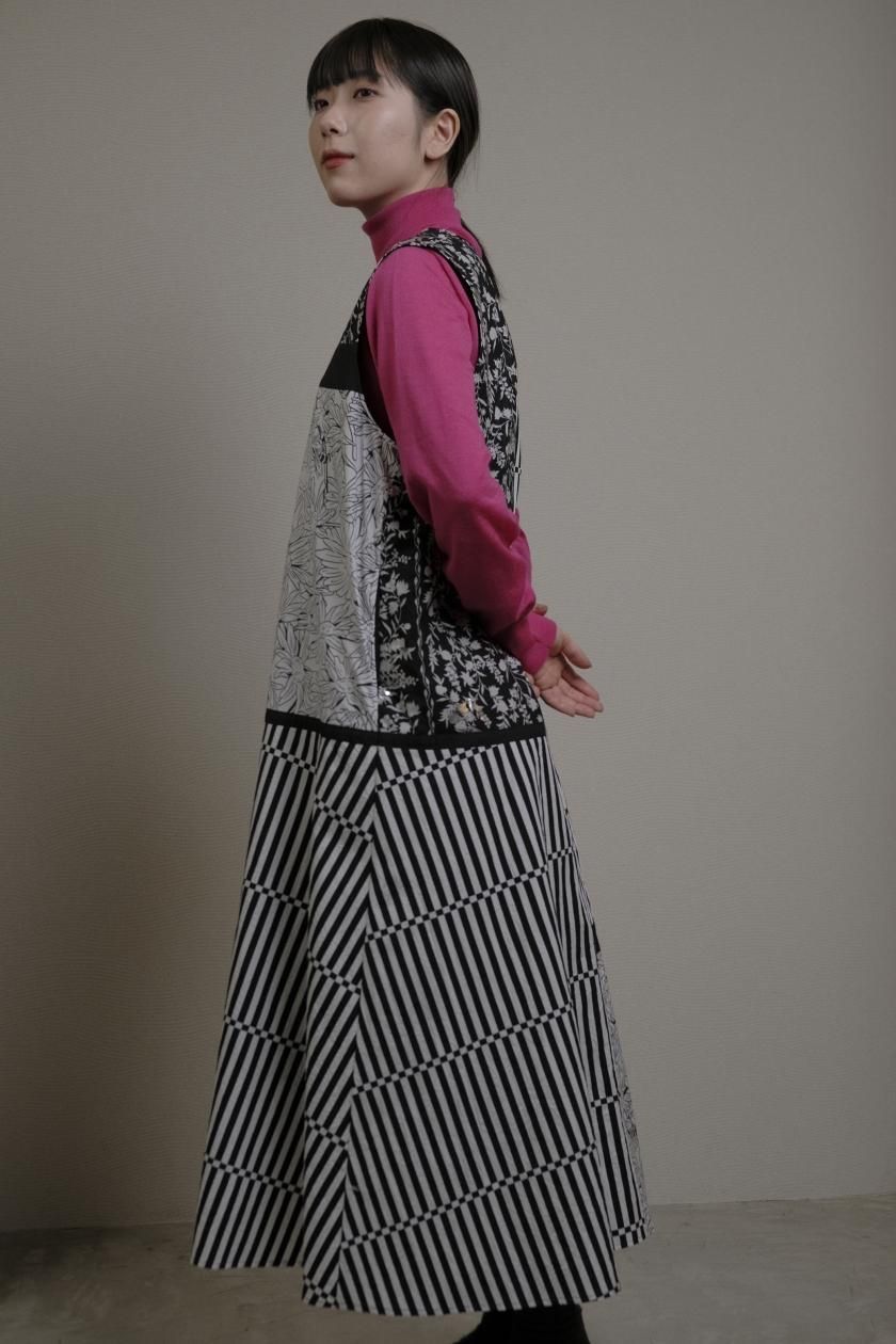 mintdesigns / MIX PATTERN DRESS, - c a b i n e t O N L I N E