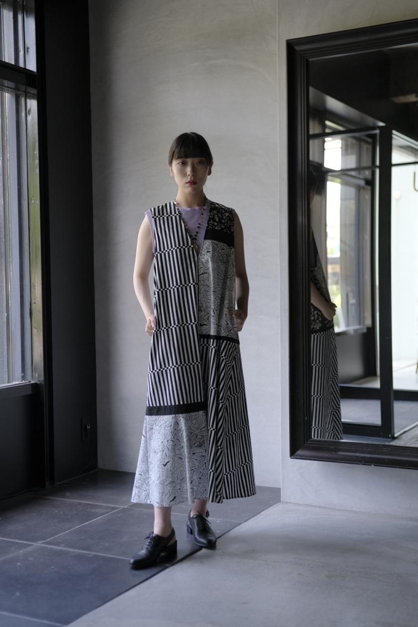 mintdesigns / MIX PATTERN DRESS, - c a b i n e t O N L I N E