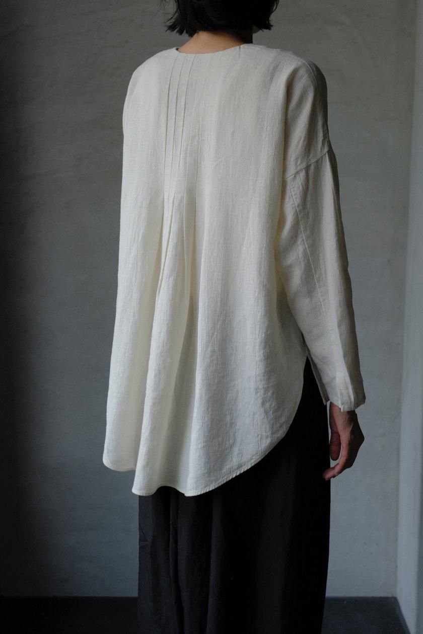 evam eva / water linen shirt - c a b i n e t O N L I N E