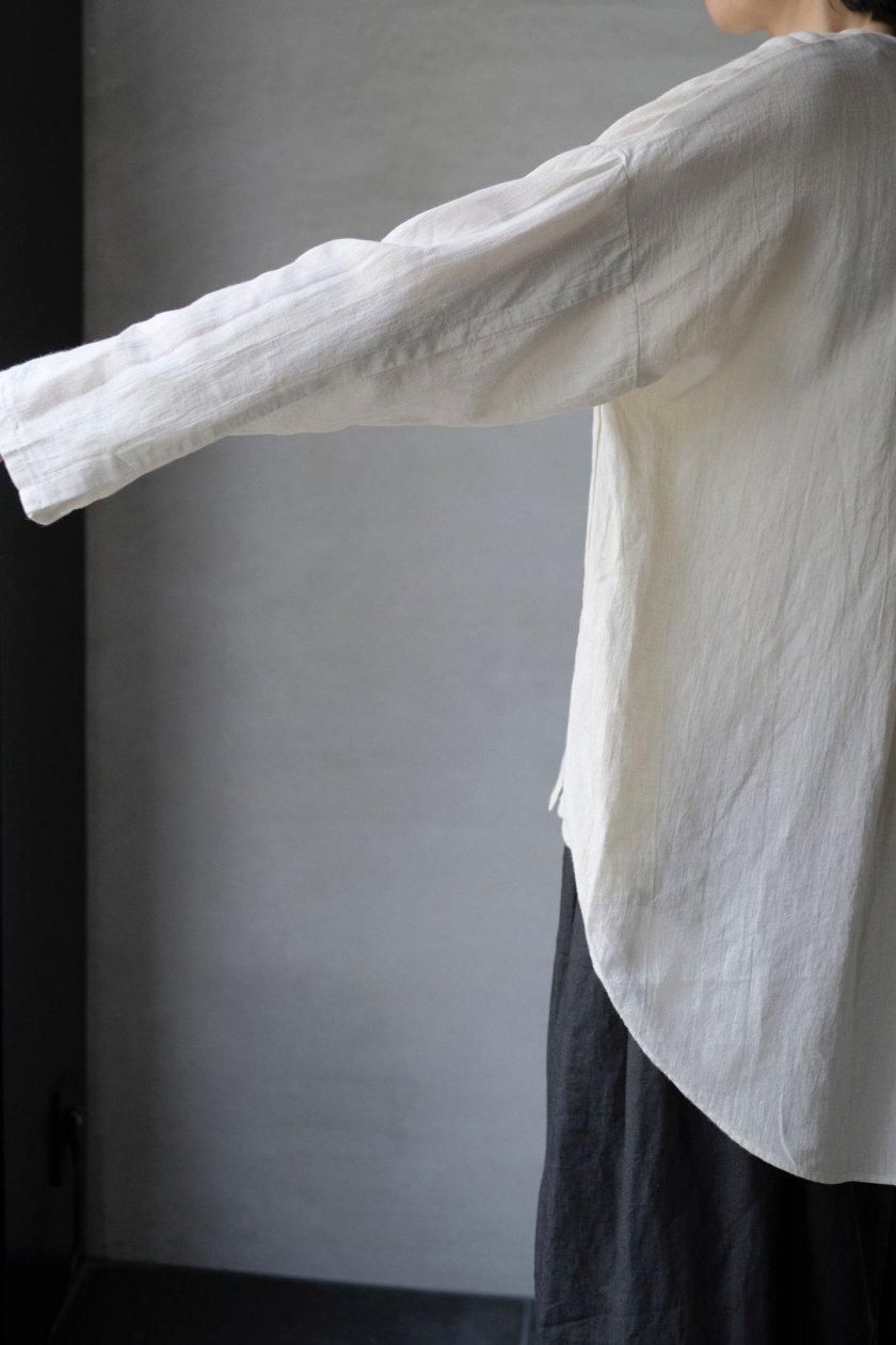 evam eva / water linen shirt - c a b i n e t O N L I N E