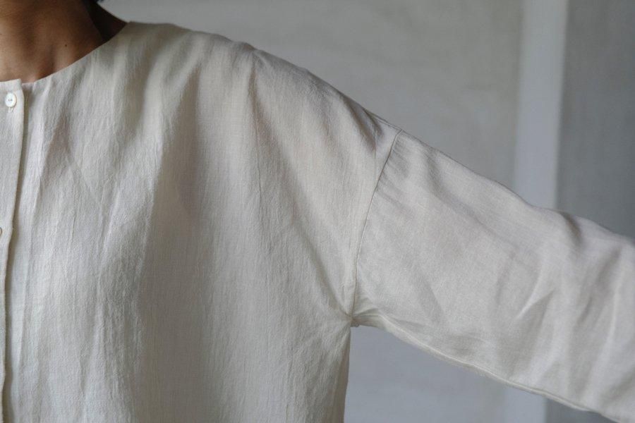 evam eva / water linen shirt - c a b i n e t O N L I N E S T O R E