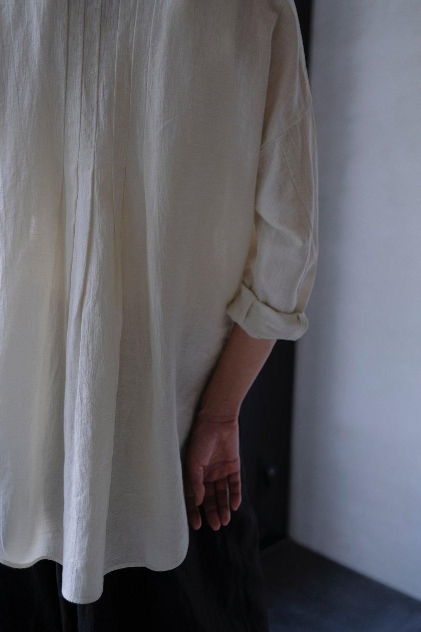 evam eva / water linen shirt - c a b i n e t O N L I N E S T O R E
