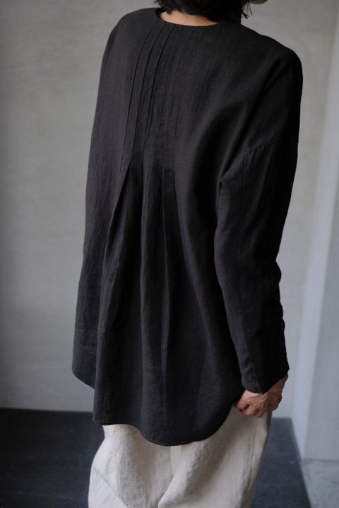 evam eva / water linen shirt