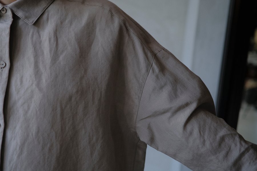 evam eva / linen silk shirt - c a b i n e t O N L I N E S T O R E