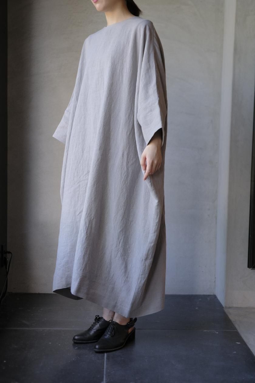 COSMIC WONDER / Crassic linen wool big square dress | COSMIC