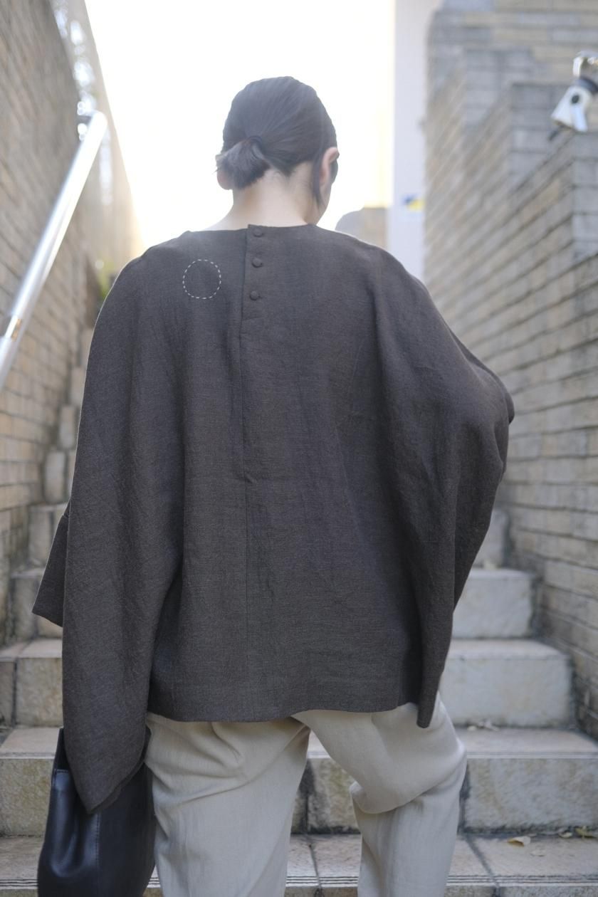 コズミックワンダー　リネンコートジャケット　L コズミックワンダーリネンコートジャケットL