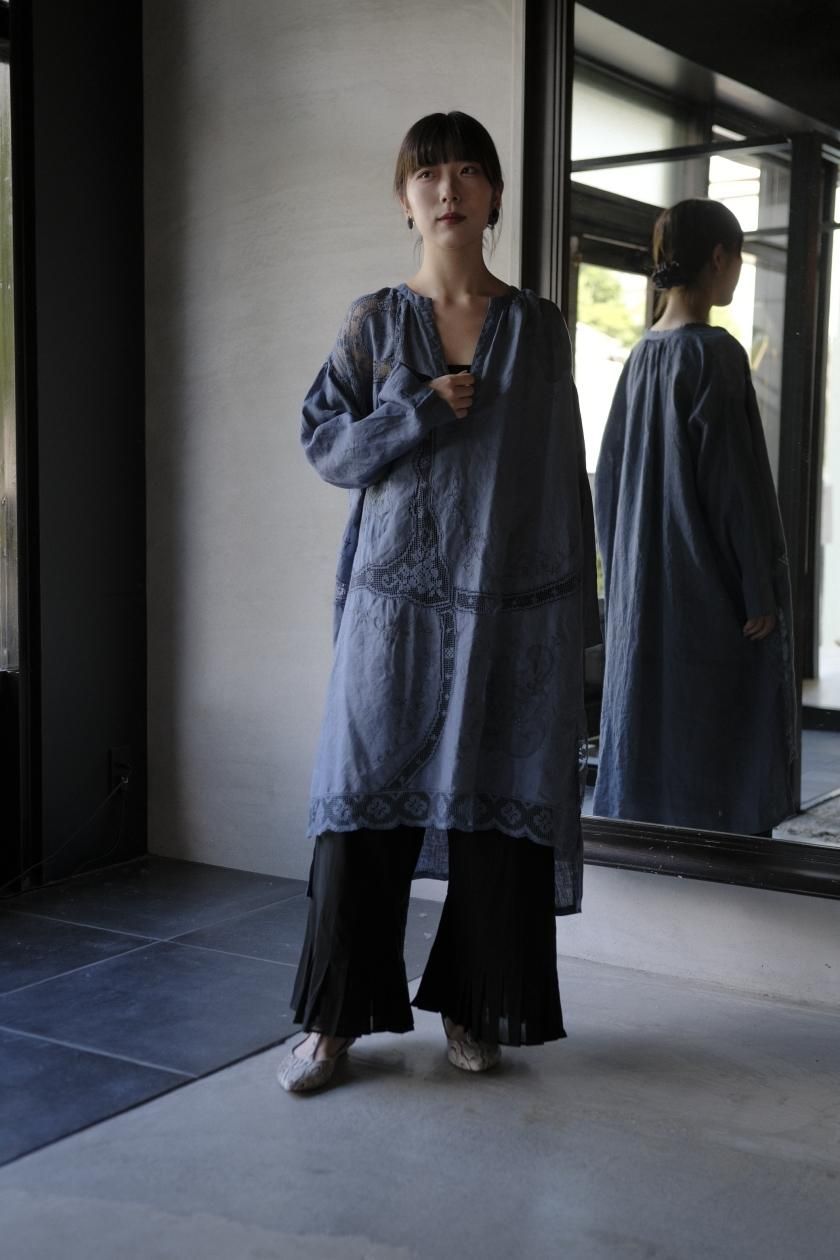 ワンピース Heriter Table cloth kaftan dress25SS Hériter / table cloth kaftan dress - c a b i n e t