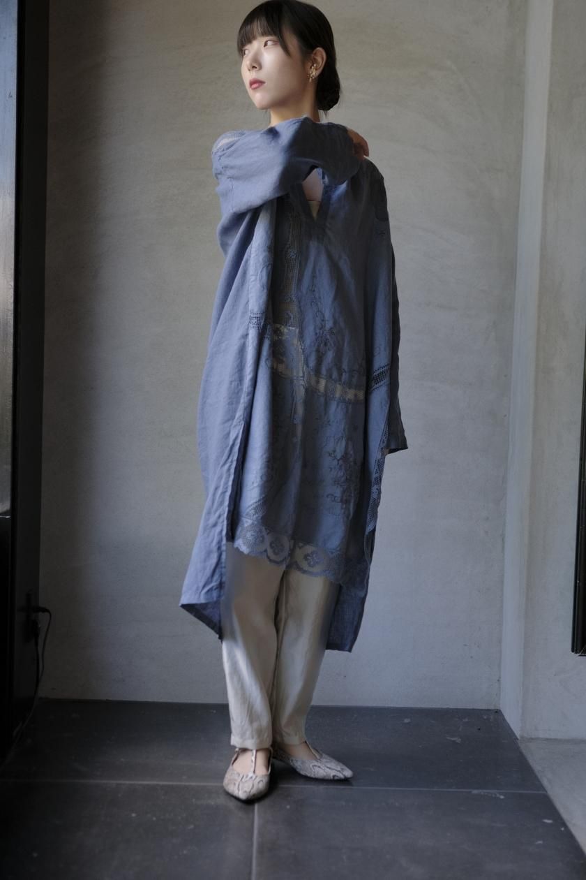 ワンピース Heriter Table cloth kaftan dress25SS Hériter / table cloth kaftan dress - c a b i n e t