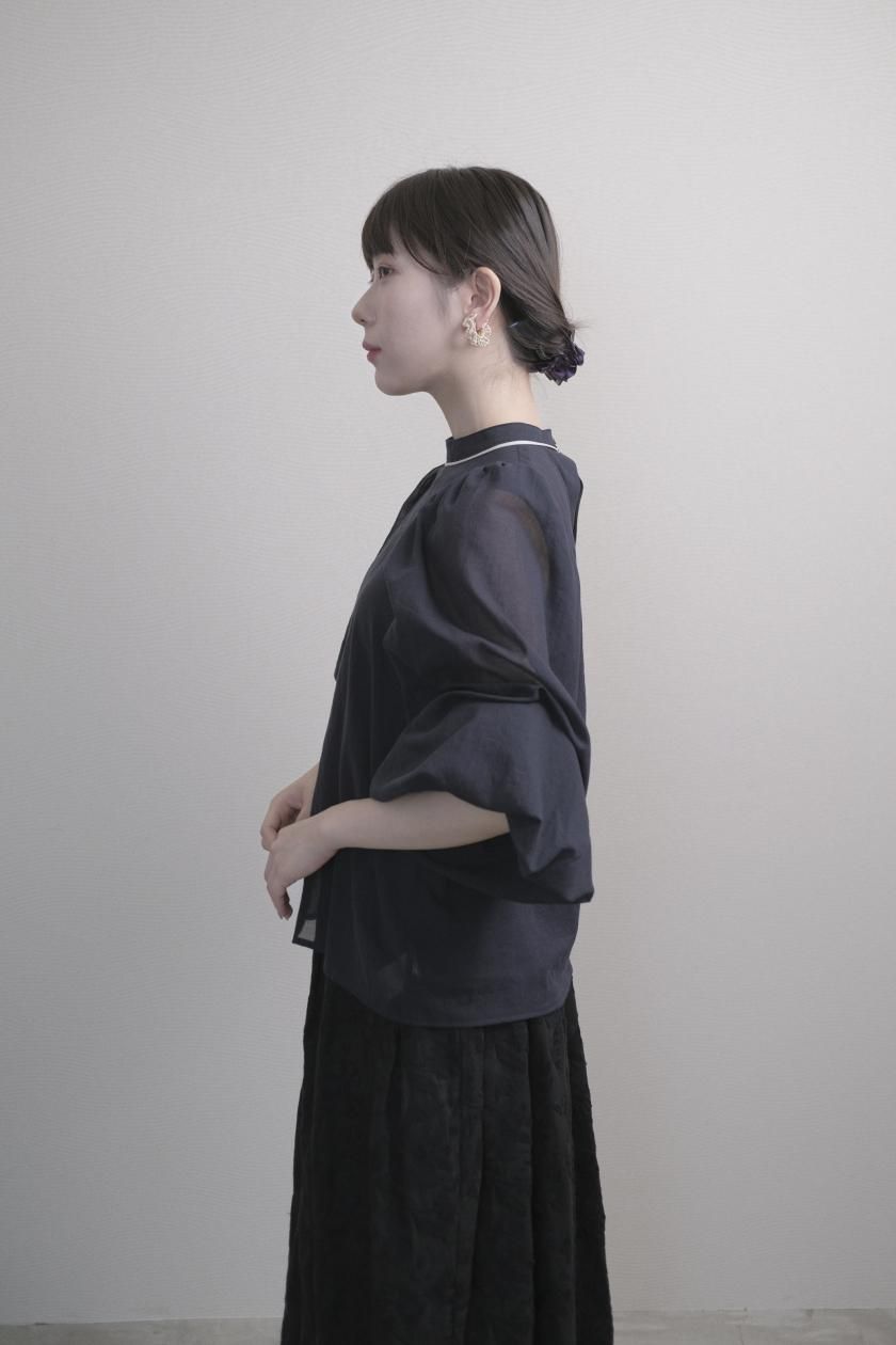 ohta navy brouse (ネイビーブラウス) ohta navy brouse (ネイビーブラウス) - メルカリ