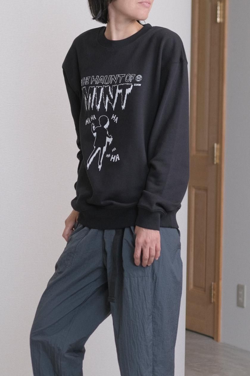 mintdesignsスウェットトップス mintdesigns（ミントデザインズ）の「FLOWER COMIC PRINT SWEAT