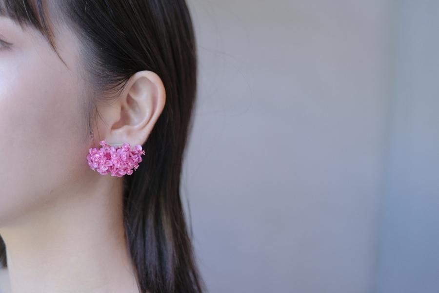 tamas / Scoop / Pink (earring・pierce) | タマス
