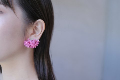 tamas / Scoop / Pink (earring・pierce)