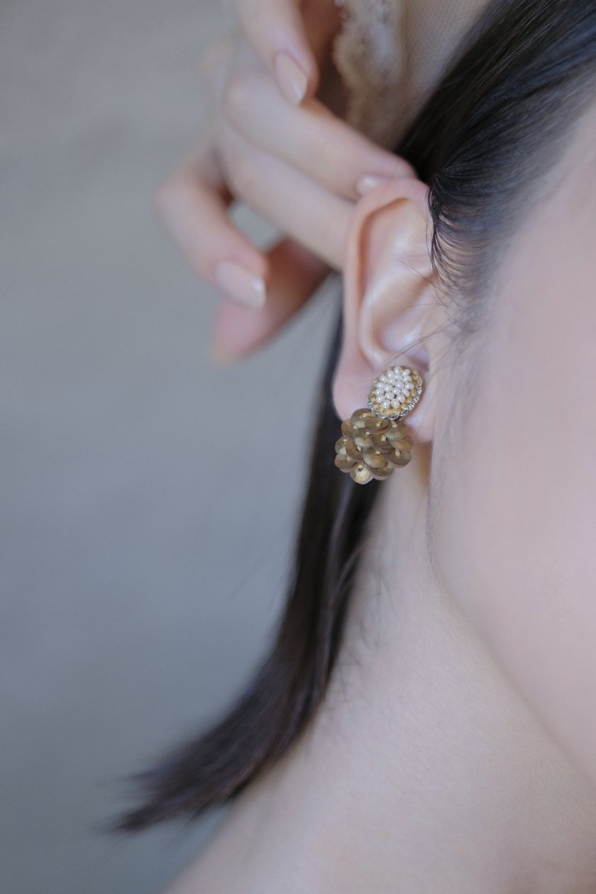 tamas Scotch/TypeA (earring・pierce) | 余韻 - c a b i n e t