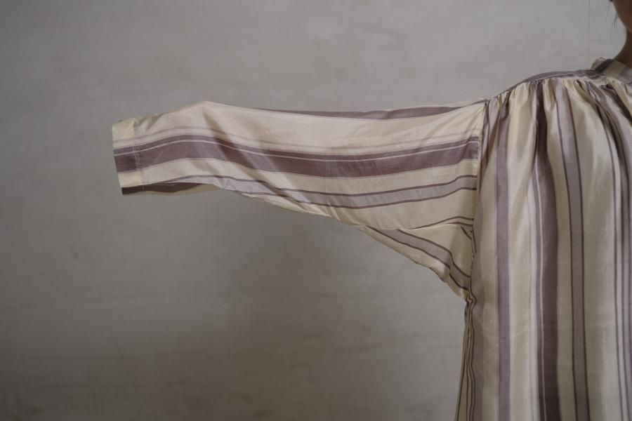 BUNON / Plenty Gather Dress | シルクの光沢がマッチした