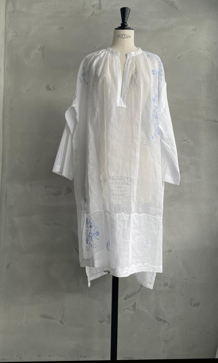 Hériter tablecloth kaftan dress Hériter / table cloth kaftan dress - c a b i n e t