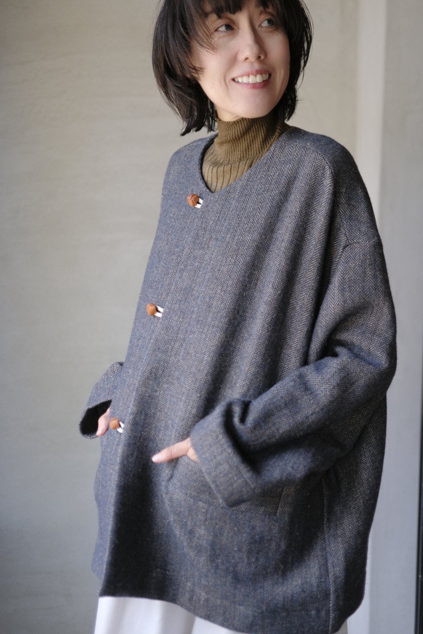 ohta / herringbone cardigan - c a b i n e t O N L I N E S T O R E