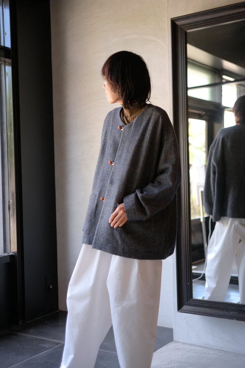 ohta / herringbone cardigan - c a b i n e t O N L I N E S T O R E