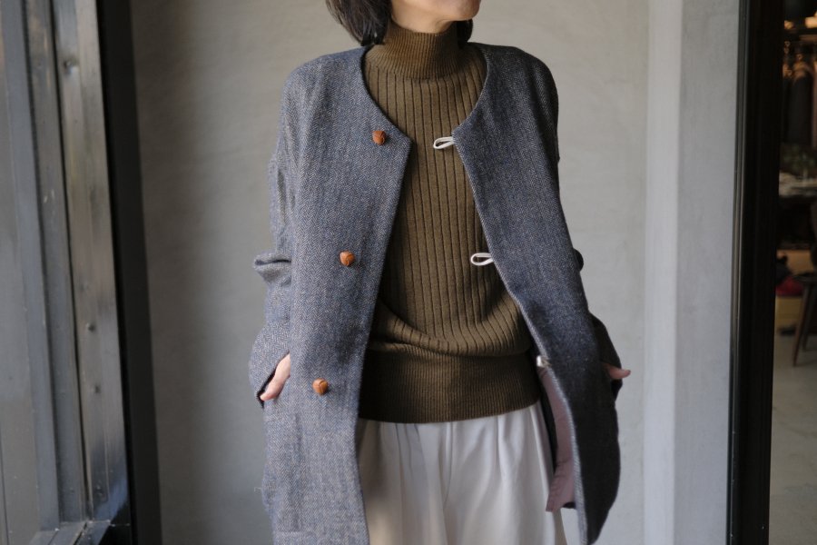 ohta / herringbone cardigan - c a b i n e t O N L I N E S T O R E