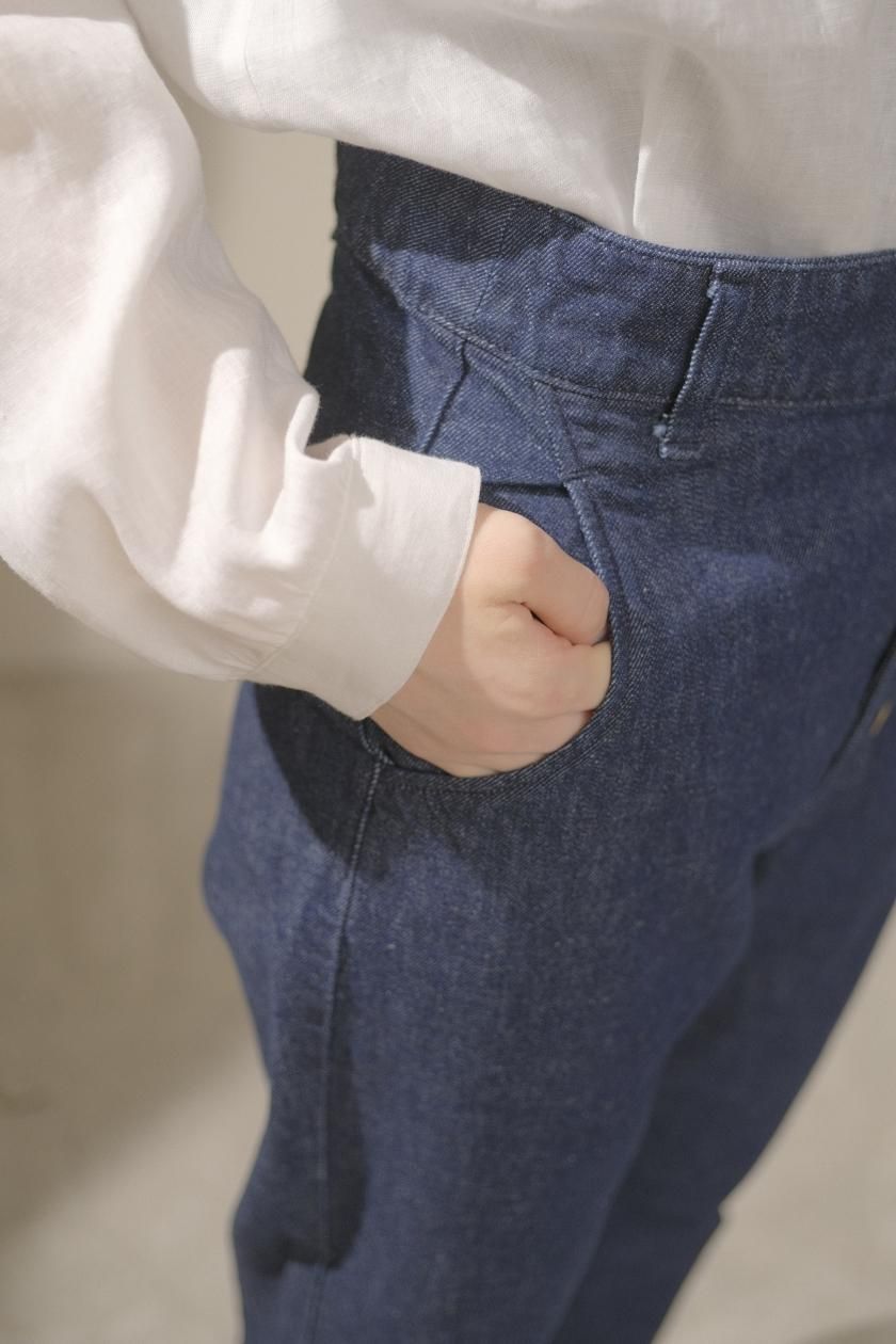 atelier naruse / コットンデニムペックトップパンツ | 2年振り