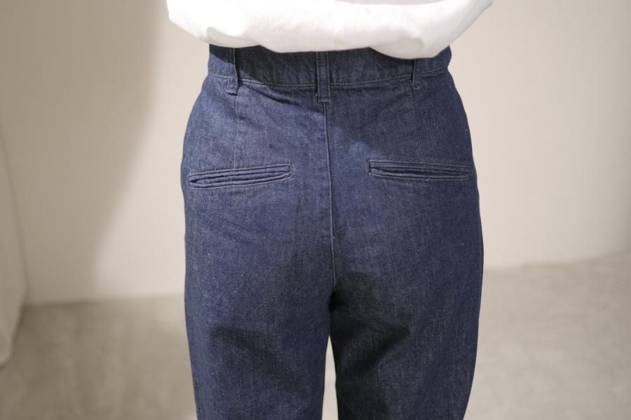 atelier naruse / コットンデニムペックトップパンツ | 2年振り