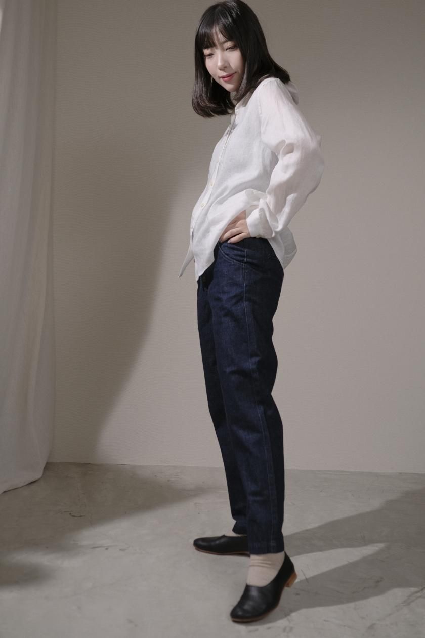 atelier naruse / コットンデニムペックトップパンツ | 2年振り