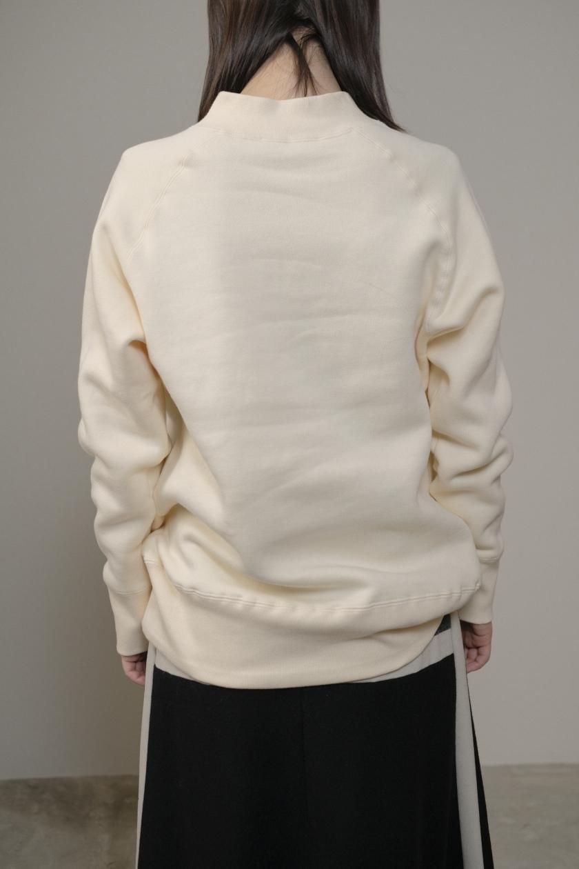 atelier naruse / コットン吊裏毛モックネックスウェット