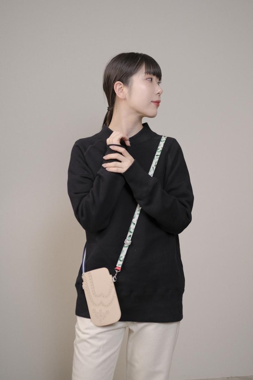 裏毛コットンモックネックスウェット - c a b i n e t