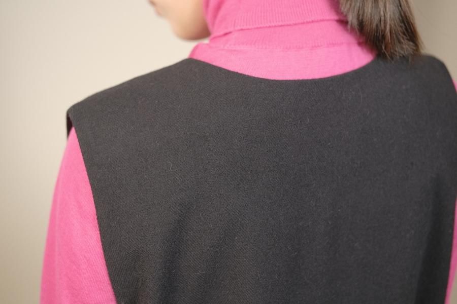 atelier naruse / コットンウールヘリンボンジャンパースカート atelier naruse / コットンウールヘリンボンジャンパースカート
