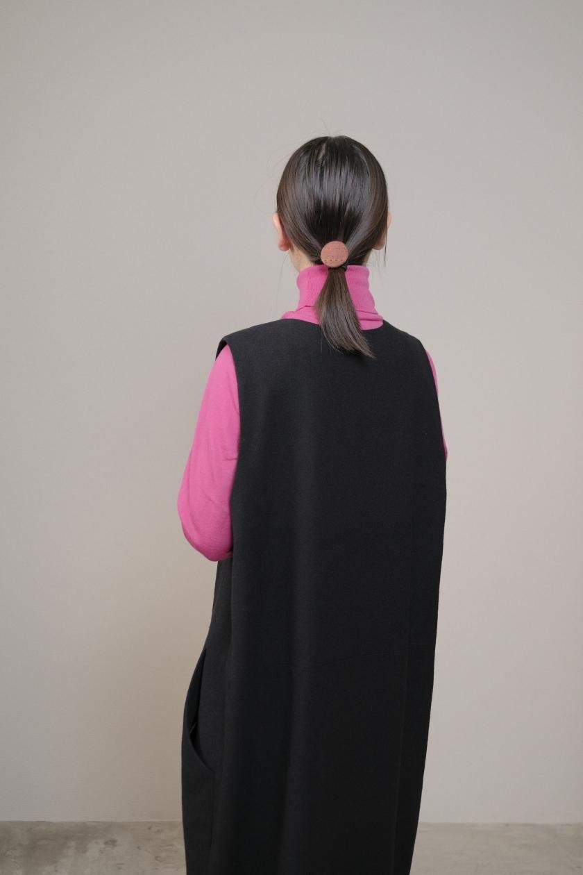atelier naruse コットン&ウール ヘリンボン ジャンパースカート atelier naruse / コットンウールヘリンボンジャンパースカート
