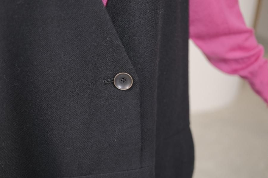 atelier naruse / コットンウールヘリンボンジャンパースカート atelier naruse / コットンウールヘリンボンジャンパースカート